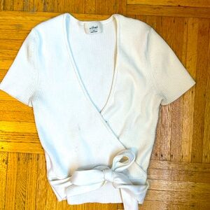 Wilfred crop tie top